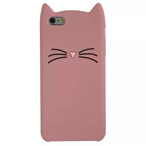 K&auml;tzchen iPhone 6 Plus 6s Plus Silikonh&uuml;lle 3D - Pink Protection