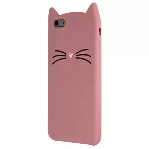 K&auml;tzchen iPhone 6 Plus 6s Plus Silikonh&uuml;lle 3D - Pink Protection