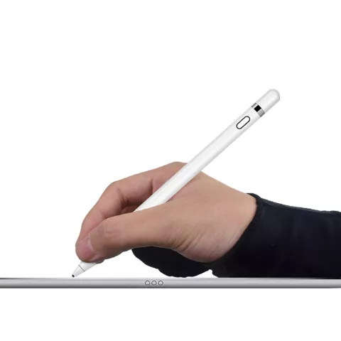 Anti-Touch-Handschuhh&uuml;lle Zeichenhandschuh f&uuml;r Apple Pencil Samsung Stylus - Schwarz