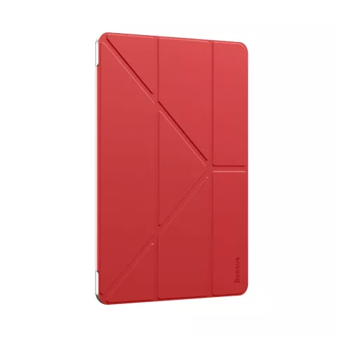 Baseus Jane Hybrid iPad 10,2 Zoll Abdeckung dreifach gefaltet - rot