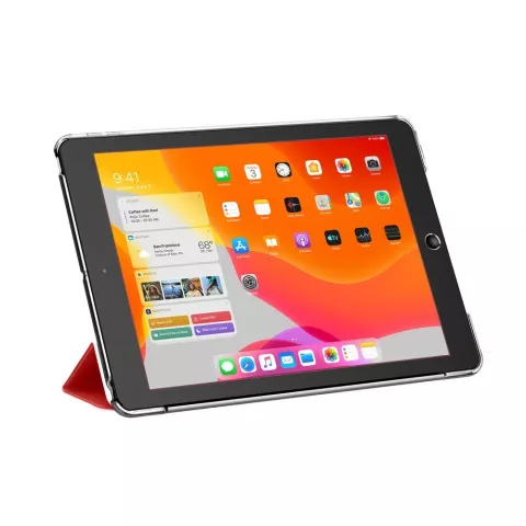 Baseus Jane Hybrid iPad 10,2 Zoll Abdeckung dreifach gefaltet - rot