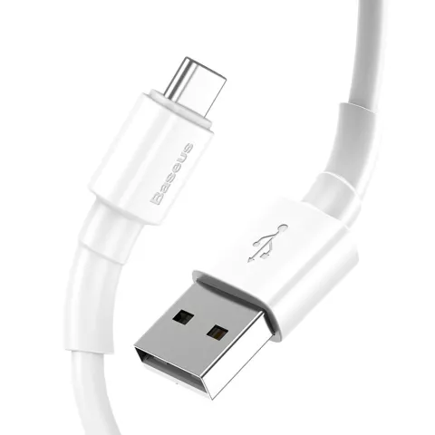 Baseus USB-A-zu-USB-Typ-C-Kabel - Synchronize Charging White