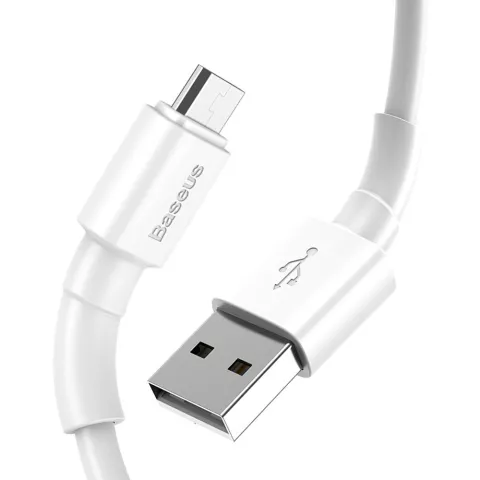 Baseus USB-A zu Micro USB Kabel - Aufladen Synchronizing White 1 Meter