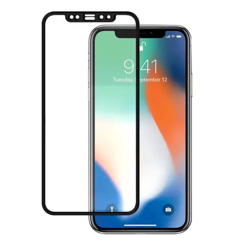 Geh&auml;rteter Glasschutz Black Edge iPhone XS Max iPhone 11 Pro Max - Schutz Kratzfest 9H