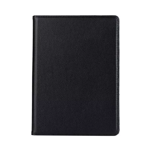 Just in Case Leder um 360 Grad drehbar Kompatibel mit iPad 9,7 Zoll 2017 2018 Cover Case - Schwarz
