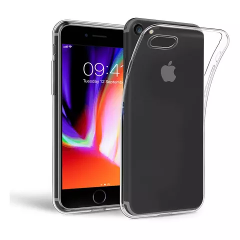 Just in Case Flexible Schutzh&uuml;lle Kompatibel mit iPhone 7 8 SE 2020 SE 2022 - Transparent
