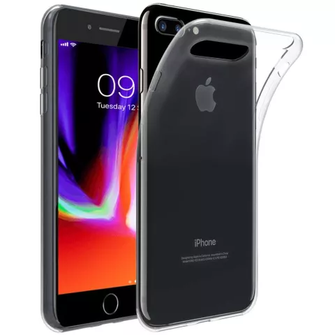 Just in Case Flexible TPU iPhone 7 Plus 8 Plus H&uuml;lle - Transparent