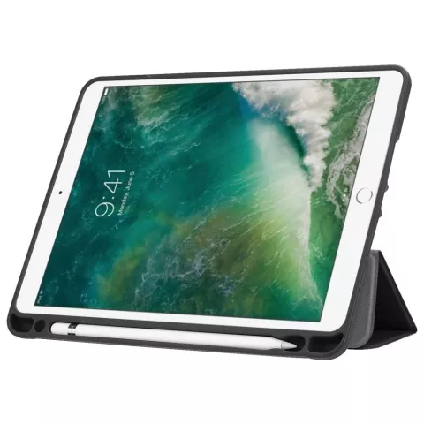 Just in Case Leder Smart Tri-Fold iPad 9,7 Zoll 2017 2018 H&uuml;lle - Apple Bleistiftfach