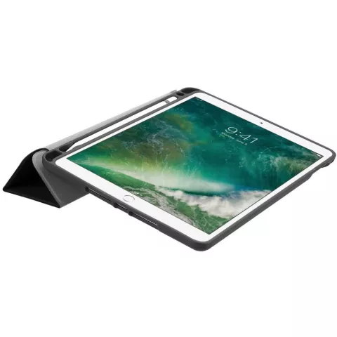 Just in Case Leder Smart Tri-Fold iPad 9,7 Zoll 2017 2018 H&uuml;lle - Apple Bleistiftfach