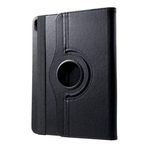Just in Case Leder 360 Grad drehbare H&uuml;lle Kompatibel mit iPad Pro 11 Zoll 2018 Cover Case - Schwarzer Schutz