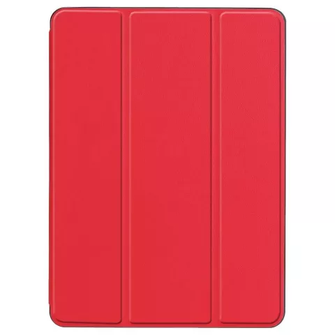 Just in Case Dreifach gefaltetes iPad Air 3 10,5 2019 H&uuml;lle - Roter Stylus Aufbewahrungsschlaufe
