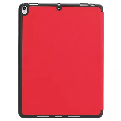 Just in Case Dreifach gefaltetes iPad Air 3 10,5 2019 H&uuml;lle - Roter Stylus Aufbewahrungsschlaufe