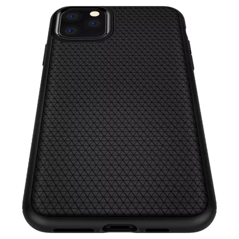 Spigen Liquid Air TPU Kompatibel mit iPhone 11 Pro H&uuml;lle - Schwarzer Schutz