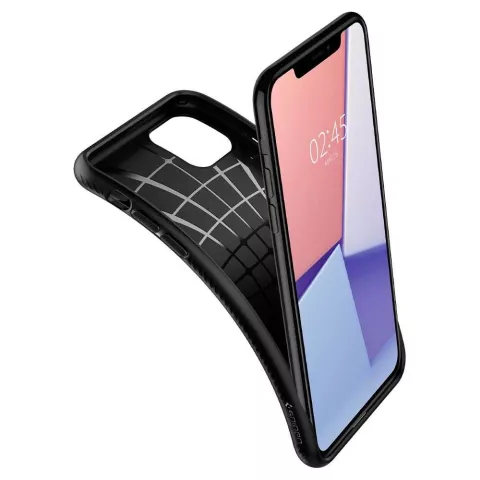 Spigen Liquid Air TPU iPhone 11 H&uuml;lle - Schwarz