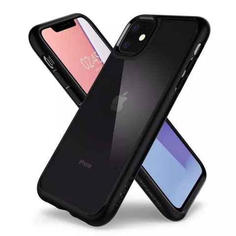 Spigen Ultra Hybrid TPU Polycarbonat Kompatibel mit iPhone 11 H&uuml;lle - Schwarz