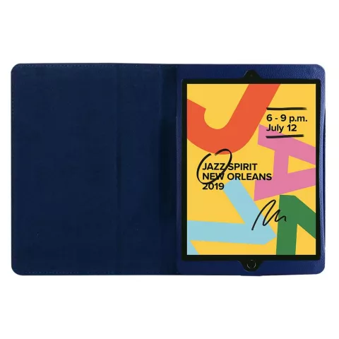Just in Case Apple iPad 10.2 Lederschutzh&uuml;lle (blau)