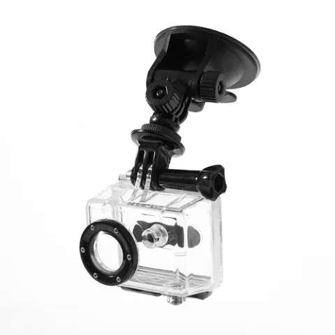 Auto-Vakuum-Saugnapfhalter mit Stativhalterung f&uuml;r GoPro Hero 2 und Hero 3 F05189 - Schwarz