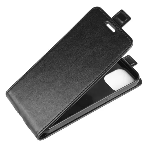 Flip Case Kunstlederh&uuml;lle f&uuml;r iPhone 12 und iPhone 12 Pro - schwarz