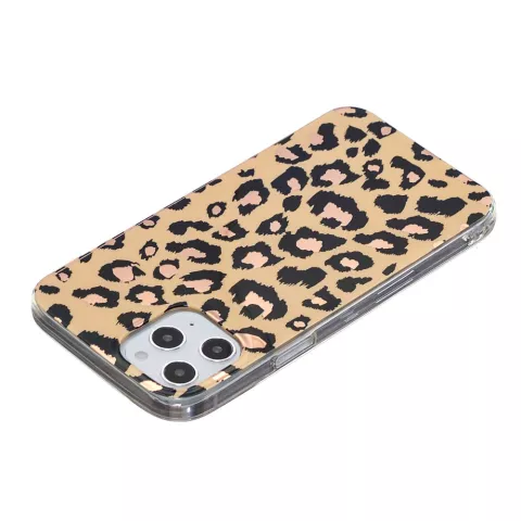 TPU Leopardenmusterh&uuml;lle f&uuml;r iPhone 12 Pro Max - beige