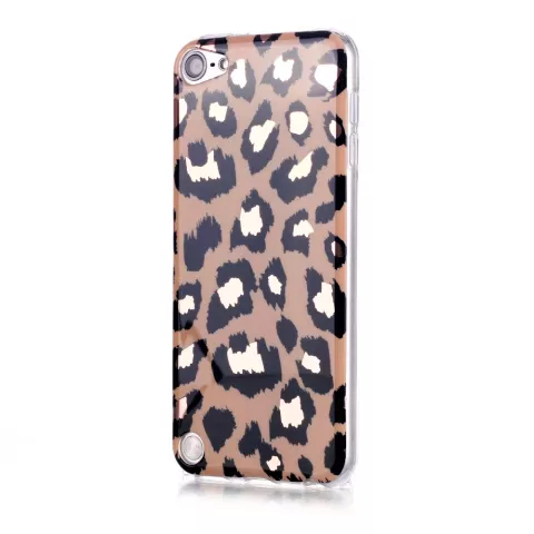 TPU-H&uuml;lle mit Leopardenmuster f&uuml;r iPod Touch 5, 6 und 7 - beige