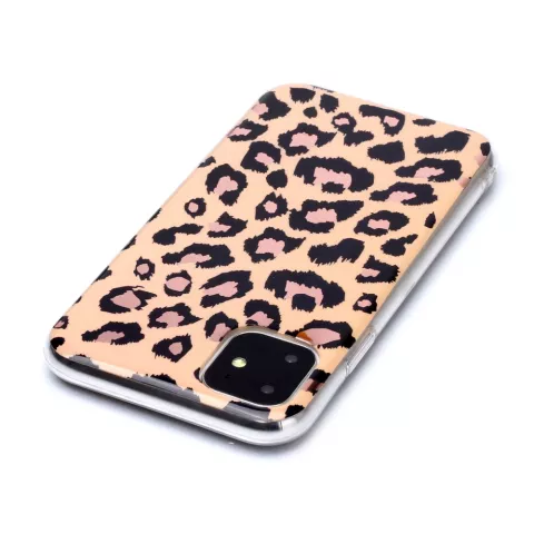 TPU-H&uuml;lle mit Leopardenmuster f&uuml;r iPhone 12 und iPhone 12 Pro - beige