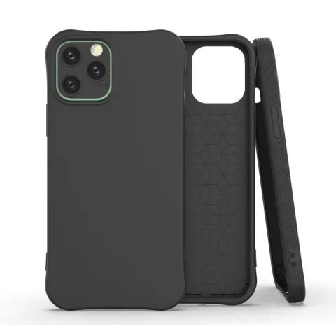 Soft Case TPU-Abdeckung f&uuml;r iPhone 12 und iPhone 12 Pro - schwarz