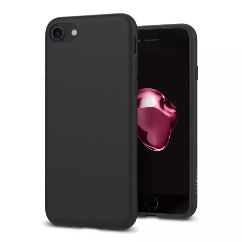 Spigen Liquid Crystal Kunststoffh&uuml;lle f&uuml;r iPhone 7, iPhone 8 und iPhone SE 2020 SE 2022 - schwarz