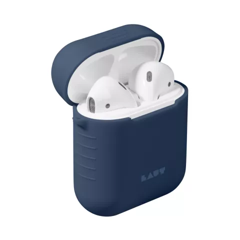 Laut POD Slim Silikon AirPods Case - Blauer Schutz