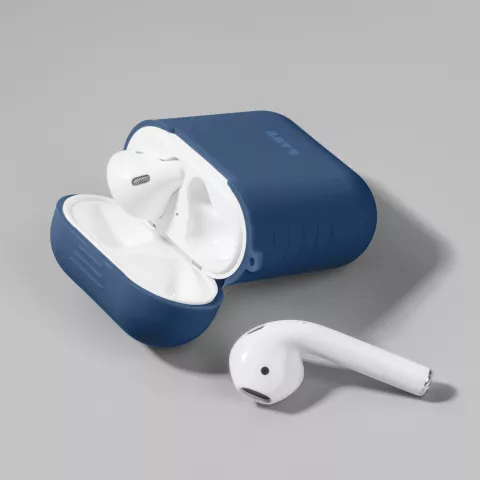 Laut POD Slim Silikon AirPods Case - Blauer Schutz