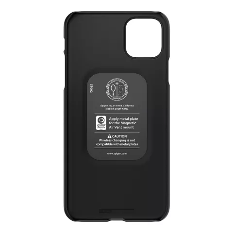 Spigen Thin Fit Kunststoffh&uuml;lle Kompatibel mit iPhone 11 - Schwarz