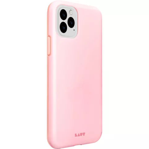 LAUT Pastellfarbene Kunststoffh&uuml;lle Kompatibel mit iPhone 11 Pro - Rosa
