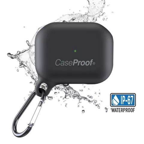 CaseProof Wasserdichtes Geh&auml;use AirPods Pro - Schwarz 1 Meter