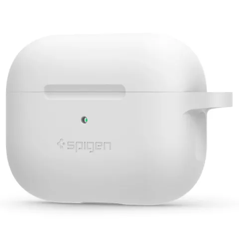 Spigen Silikonh&uuml;lle Kompatibel mit AirPods Pro - Weisser Karabiner