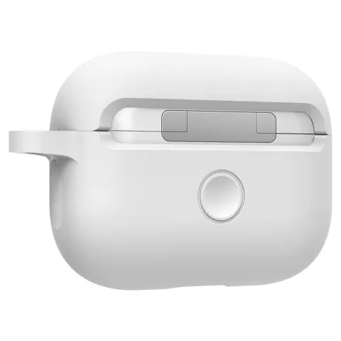 Spigen Silikonh&uuml;lle Kompatibel mit AirPods Pro - Weisser Karabiner