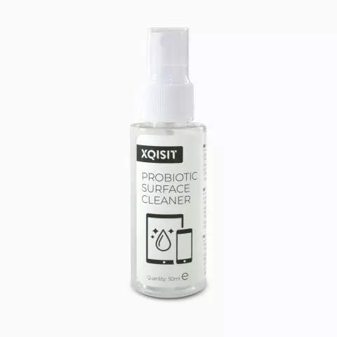 XQISIT Reinigungsspray f&uuml;r verschiedene Siebe mit Mikrofaser-Reinigungstuch - 50 ml