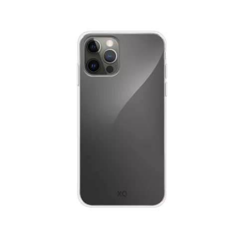 Xqisit Flex Case Anti Bac Kunststoffh&uuml;lle Kompatibel mit iPhone 12 Pro Max - Transparent