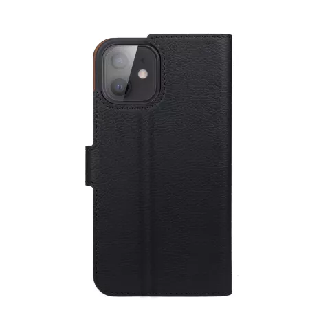Xqisit Slim Wallet Selection Anti-Bac-Plastikh&uuml;lle f&uuml;r iPhone 12 mini - schwarz