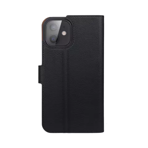 Xqisit Slim Wallet Selection Anti Bac Kunststoffh&uuml;lle Kompatibel mit iPhone 12 mini - Schwarz