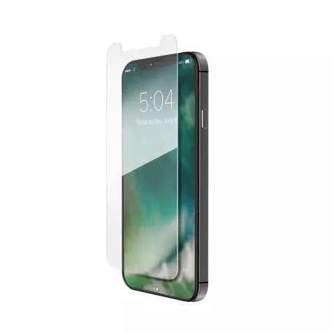 Xqisit Tough Glass CF Glasschutz Kompatibel mit iPhone 12 Pro Max - Schutz 9H H&auml;rte