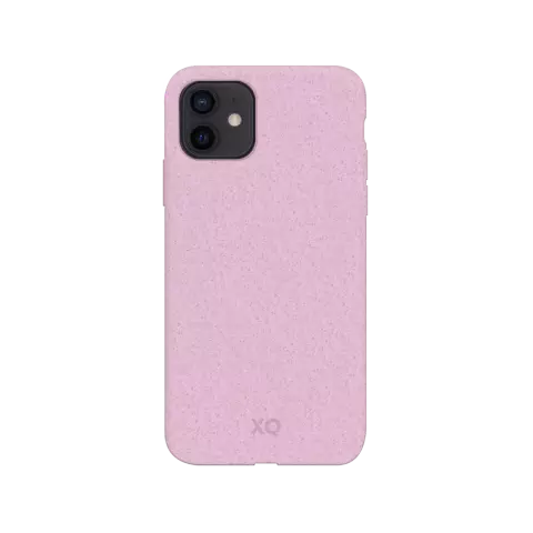 Xqisit Eco Flex biologisch abbaubare und antibakterielle H&uuml;lle Kompatibel mit iPhone 12 mini - Pink