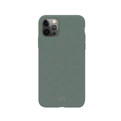 Xqisit Eco Flex Biologisch abbaubare antibakterielle H&uuml;lle, Kompatibel mit iPhone 12 und iPhone 12 Pro - Gr&uuml;n