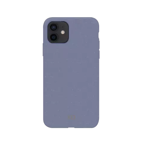 Xqisit Eco Flex biologisch abbaubare und antibakterielle H&uuml;lle Kompatibel mit iPhone 12 mini - Blau