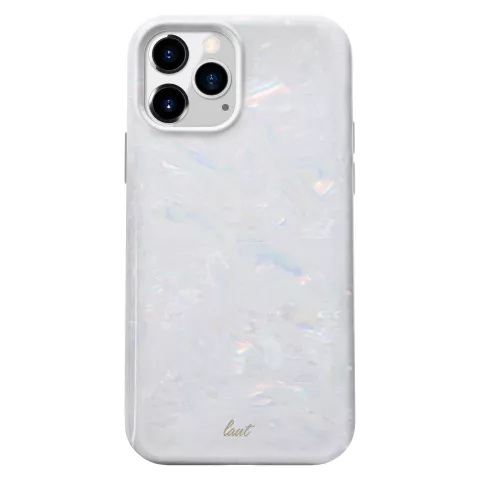LAUT Pearl Kunststoffh&uuml;lle Kompatibel mit iPhone 12 Pro Max - weiss