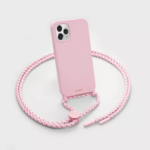 LAUT Pastels Kunststoffh&uuml;lle Kompatibel mit iPhone 12 und iPhone 12 Pro - Pink