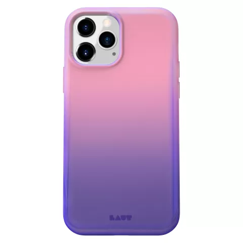 LAUT Huex Kunststoffh&uuml;lle Kompatibel mit iPhone 12 mini - Pink und Lila
