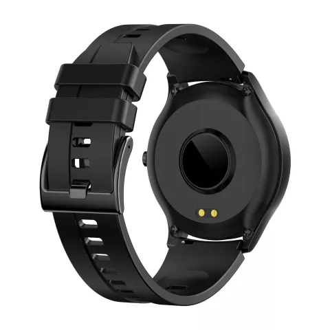 XQISIT Smartwatch Health-Funktionen und 6 Sportfunktionen - Black Metal