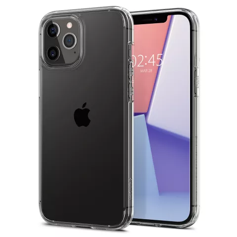 Spigen Ultra Hybrid Air Cushion Technology H&uuml;lle Kompatibel mit iPhone 12 Pro Max - transparent