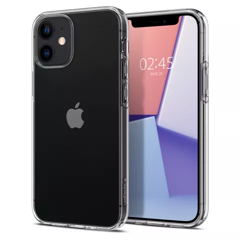 Spigen Liquid Crystal Air Cushion Technology H&uuml;lle Kompatibel mit iPhone 12 mini - transparent