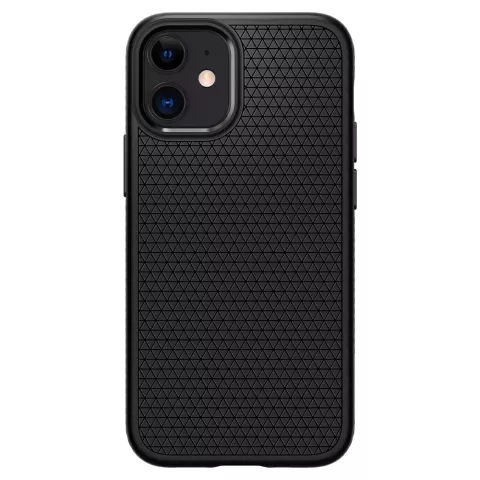 Spigen Liquid Air Air Cushion Technology H&uuml;lle Kompatibel mit iPhone 12 mini - Schwarz