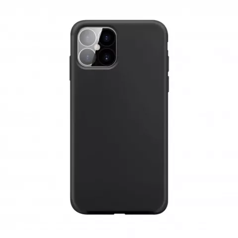 Xqisit Silikonh&uuml;lle Anti Bac Silikonh&uuml;lle Kompatibel mit iPhone 12 Pro Max - Schwarz